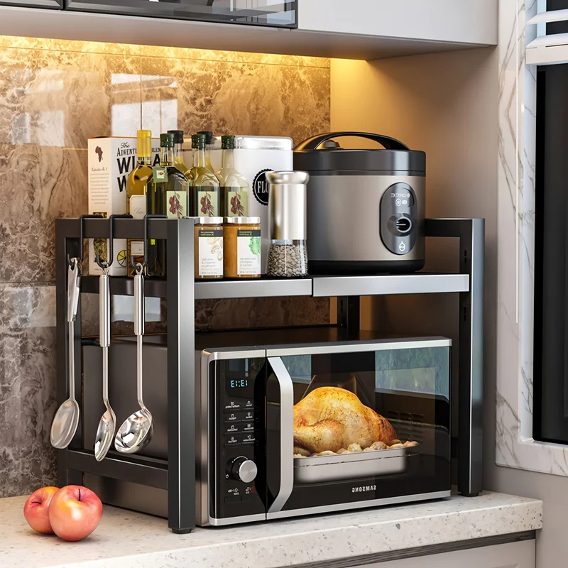 ชั้นวางไมโครเวฟแบบขยายได้, ที่ - Kitchen Baking Rack บทวิจารณ์และราคา
